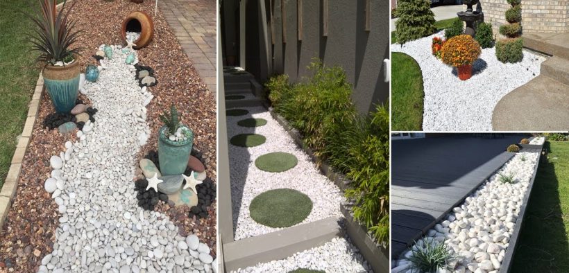 44+ Best White Gravel Landscaping Ideas & Designs | garden design