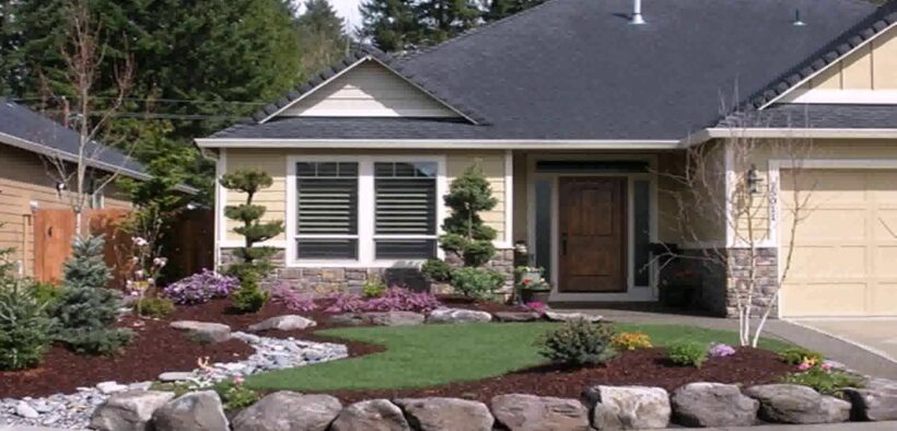 Small Front Yard Landscaping Ideas Rocks see description