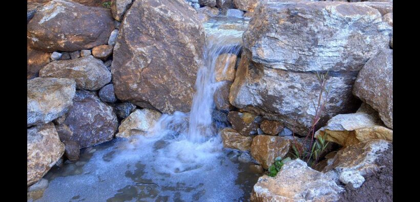 How to make a Waterfall - Landscaping Ideas - Part 5