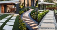 Beautiful Backyard Gardening Pathway Design Landscaping Ideas | Walkway Ideas For Frontyard Gardens2