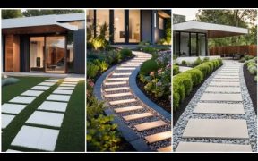 Beautiful Backyard Gardening Pathway Design Landscaping Ideas | Walkway Ideas For Frontyard Gardens2