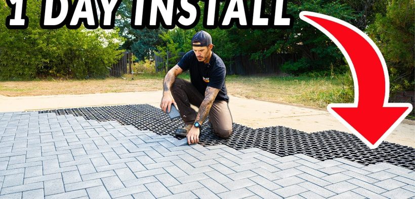 Easiest Patio Pavers You'll Ever Install!