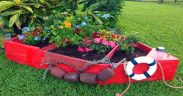 Clever Ideas For Reuse Boats Ideas For Garden | Landscaping With Old Boats