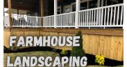Building our Farmhouse: #62- LANDSCAPING (landscaping ideas & how to edge flower beds)
