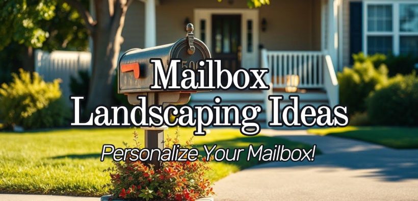 Mailbox Landscaping Ideas, Personalize Your Mailbox! #diygardendecor #diyprojects #diyhome