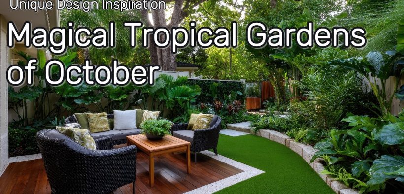 🌿 Tropical Paradise Garden Ideas You’ll Love | October Highlights 2025