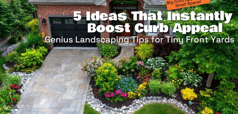 5 Landscaping Ideas for Maximizing Your Small Front Yard Garden’s Curb Appeal