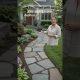 Curved path creates yard depth #Shorts #FrontYardLandscaping #SmallYard #LandscapingIdeas